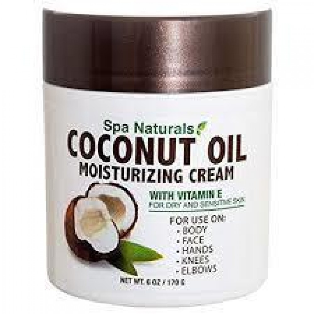Spa Naturals Coconut Oil Moisturizing Cream Household DTLA