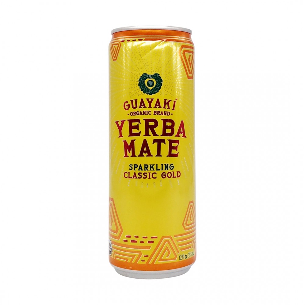Guayaki Yerba Mate Sparkling Classic Gold 12oz