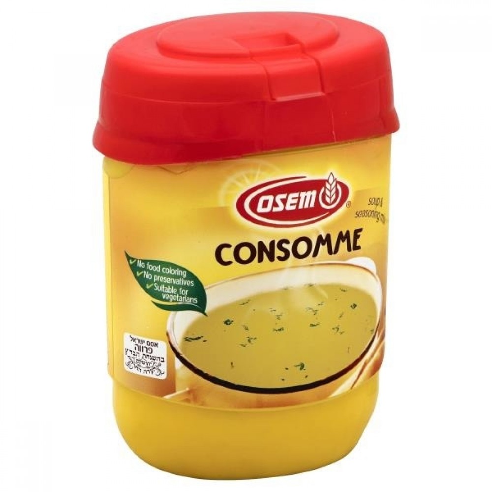 Osem Consomme Artificially Chicken flavored soup & seasoning mix 14oz