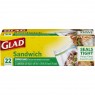 Glad Sandwich Zipper Bags (22ct)