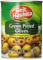 Beit Hashita Green Pitted Olive KOSHER 18 oz 