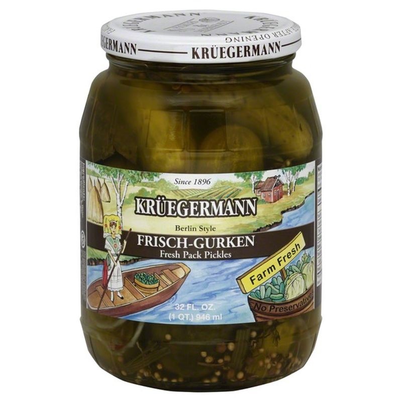 Kruegermann Frisch Gurken Pickles 32oz