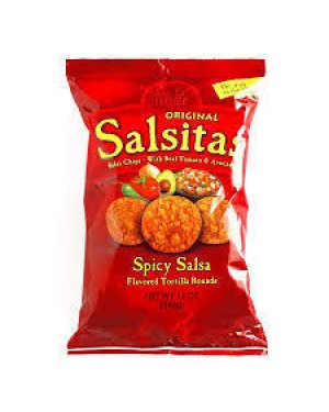 EL SABROSO CHIPS SPICY SALSA 3 OZ