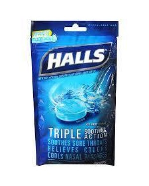 HALLS MENTHO LYPTUS MADE IN USA *1Y