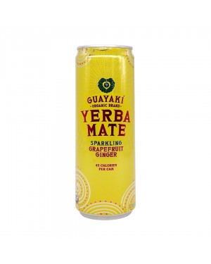 Guayaki Yerba Mate Sparkling Grapefruit Ginger 12oz