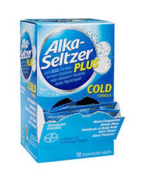 ALKA-SELTZER PLUS COLD 72 CT