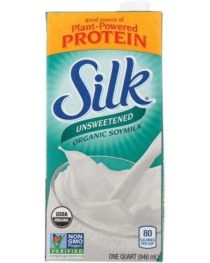 Silk UNSWEETENED ORGANIC SOYMILK 946ml 