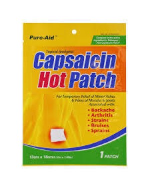 PURE-AID CAPSAICIN HOT PATCH 1 CT