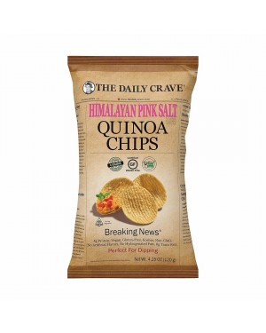 The Daily Crave Quinoa Chips Pink Salt 4.25oz