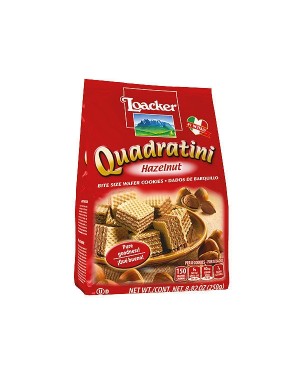 Loacker Quadratini Hazelnuts Bite Size 8.82oz