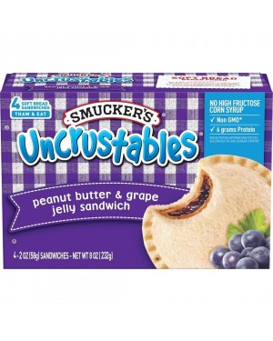 Smucker's Uncrustables Peanut Butter & Grape Jelly 2oz