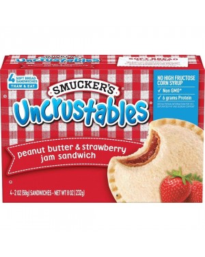 Smucker's Uncrustables Peanut Butter Strawberry Jam single
