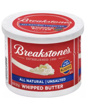 Breakstone's All Natural Unsalted Whipped Butter 8oz 
