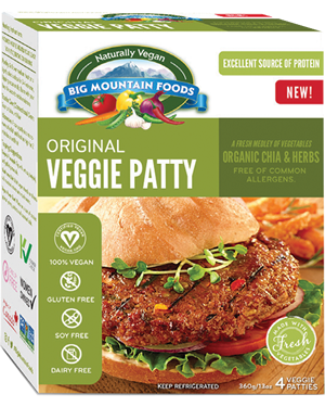 Big Mountain Foods Veggie Patty 4ct