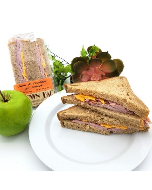 Brown Bag Ham & Cheddar On Wheat