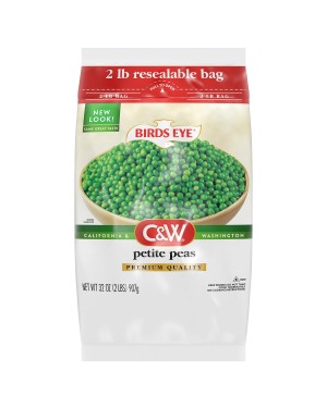 Birds Eye C&W Petite Peas Premium Quality 2lb